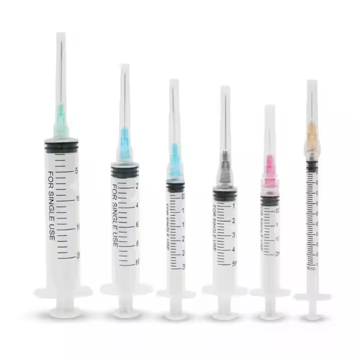 Hot Sale Disposable Syringes 1ml 3ml 5ml 10ml 20ml With Quality Needles Factory Direct Medical Supplies Chinese Prices