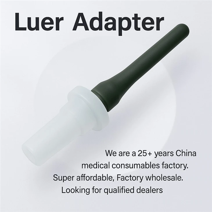Adaptor luer untuk jarum pengumpulan darah