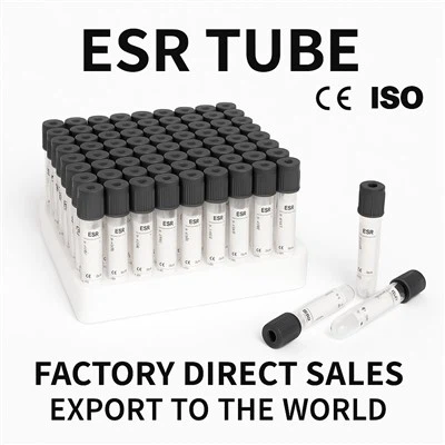 ESR Vacuum Blood Collection Tube Black Cap13*75/13*100/16*100mm
